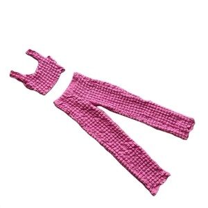 MS1 Pink Bubble Matching Stretchy Set Small